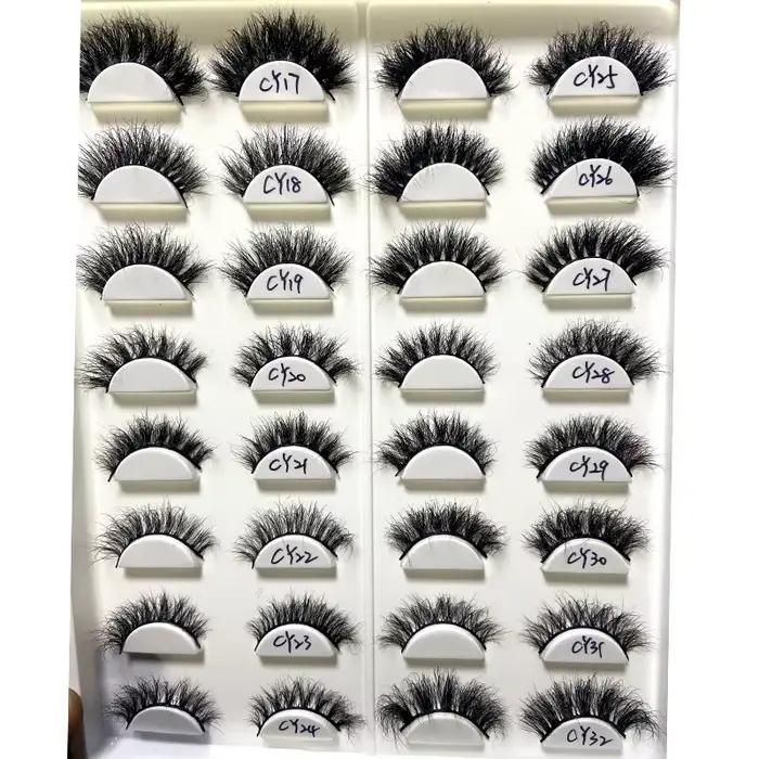 16 Styles mélanger cils de vison 3D cils de vison 100% cils sans cruauté cils naturels réutilisables