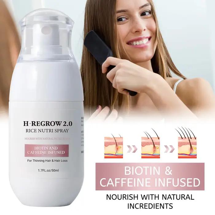 Spray pour cheveux, eau de riz