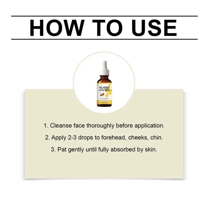 Sérum Visage au Venin d'Abeille Crème de Jour Douce et Nourrissante Réparation Transitions Saisonnières Apaisement Rougeurs Collection Festive Luxe Hiver