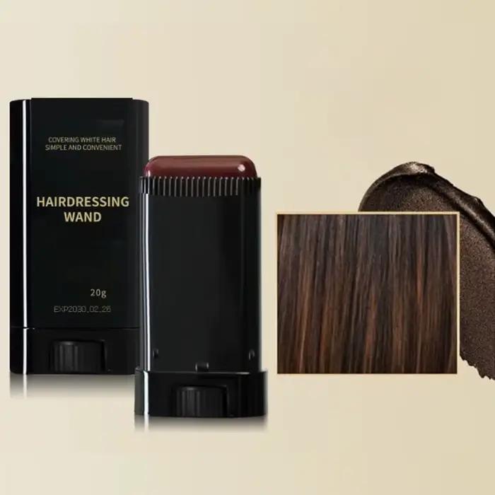 Nouveau peigne imperméable pour teinture capillaire, couleur noire, facile à utiliser, crème de coloration pour cheveux, résistant à la sueur, bâton pour couverture des cheveux gris