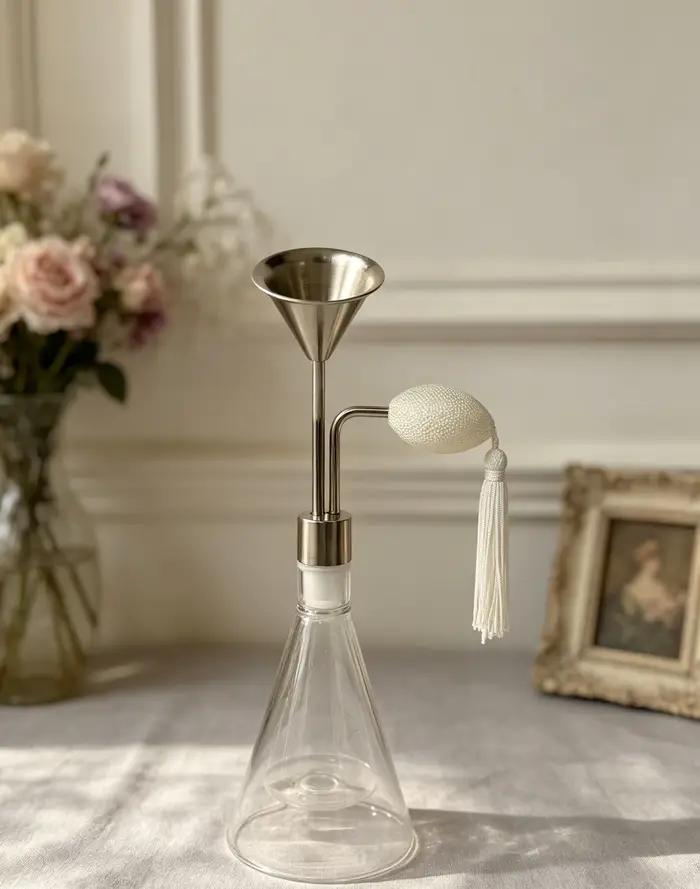 Flacons testeurs de parfum en verre argenté, vials de test de parfum vides noirs avec airbag pour SPA, supermarché, mariage, décoration intérieure