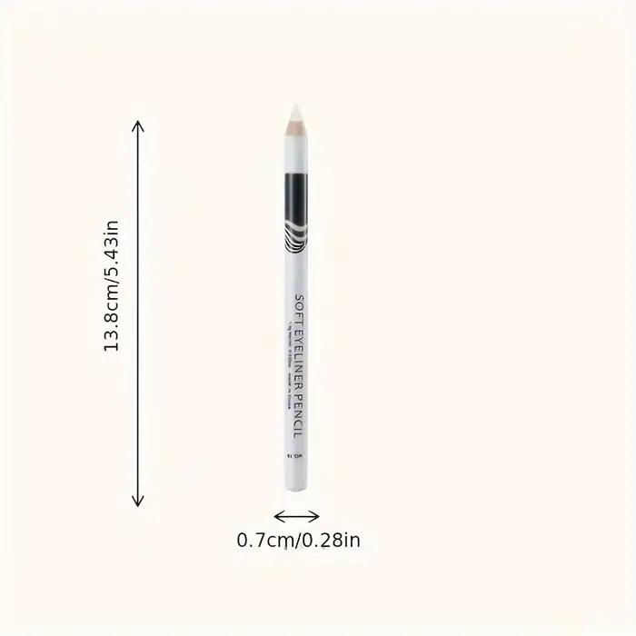 Eyeliner blanc imperméable 3 pièces. Longue durée