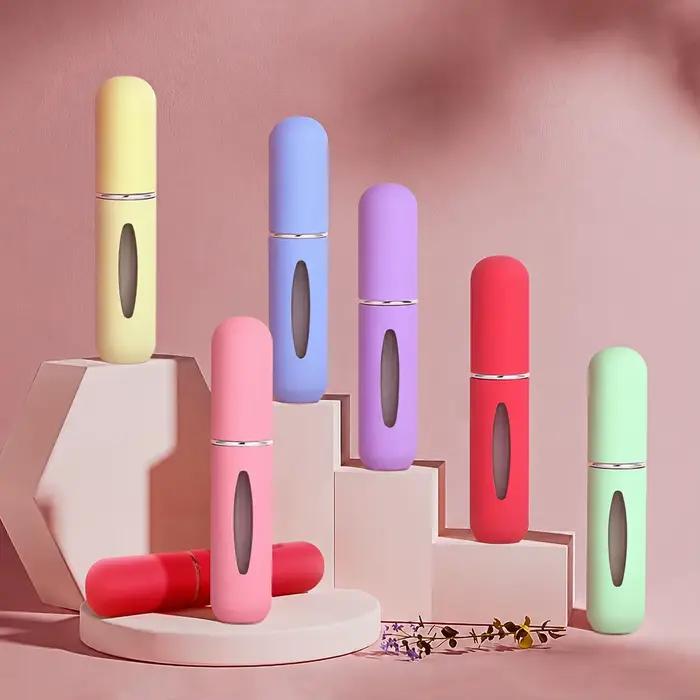 Atomiseur de parfum portable 5 ml, mini flacon de parfum, vaporisateur d'échantillon, distributeur de cosmétiques, conteneur de voyage