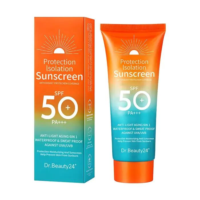 Crème solaire pour le visage et le corps