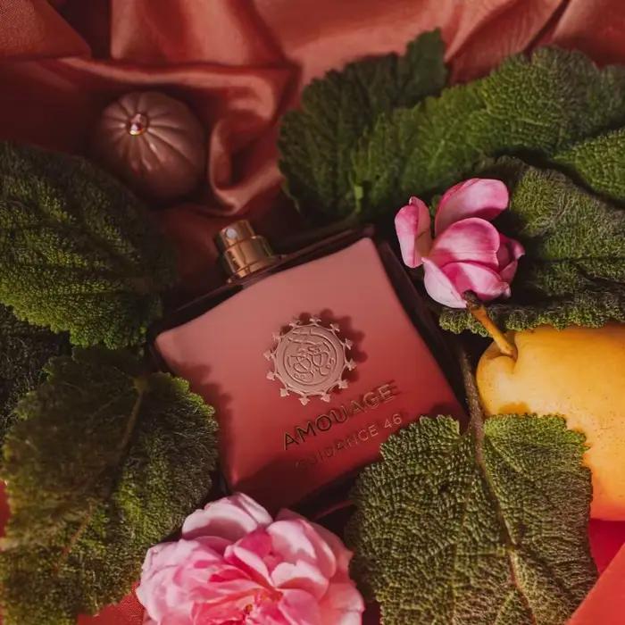 AMOUAGE Guidance 46 100ml Extrait de Parfum Floral Boisé Rose Encens Vanille Ambre Parfum Unisexe de Luxe Longue Durée
