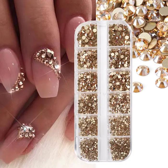 Strass pour ongles rouges