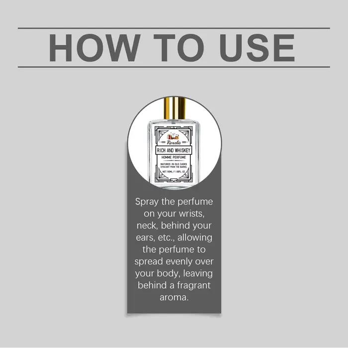 Parfum pour homme Roxelis 50ml Charm Whisky