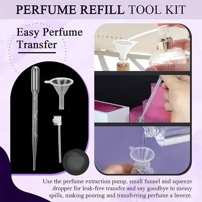 Kit de 50 outils de remplissage de parfums et cosmétiques DIY