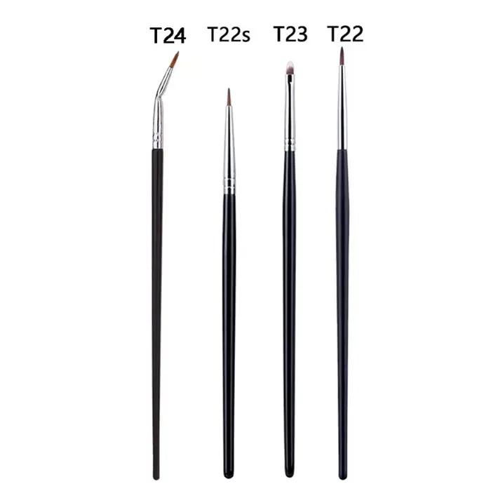 T22 pinceau de maquillage Eyeliner fin pinceau Eyeliner Gel liquide précision mince pinceau Eyeliner