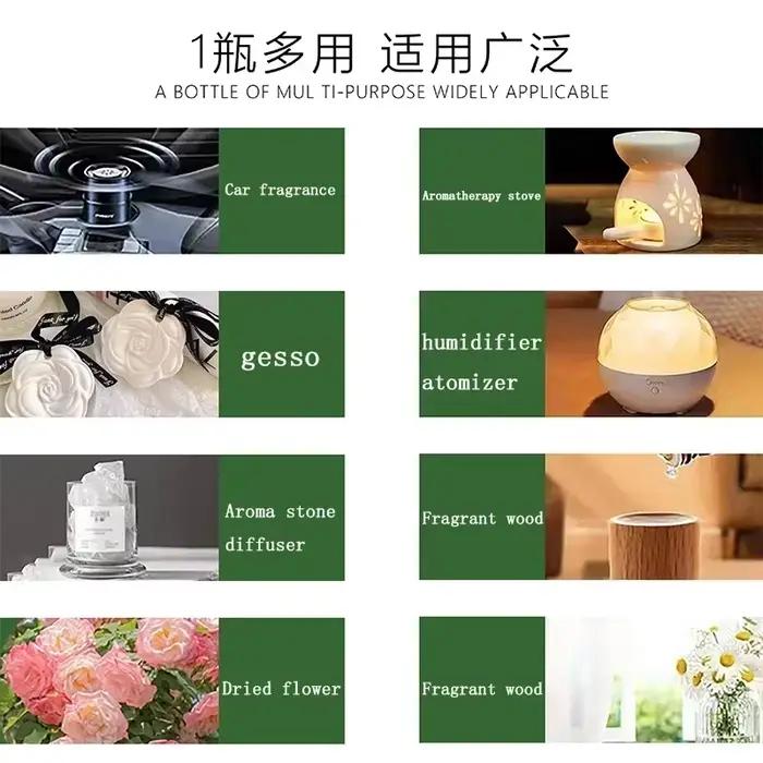 19 saveurs huiles essentielles pour diffuseur d'arôme humidificateur d'air maison soluble dans l'eau 10ml désodorisant