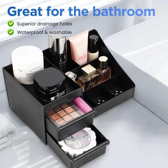 Boîte de rangement pour cosmétiques pour hommes, organisateur de parfum et de Cologne pour hommes, organisateur de comptoir, cadeaux essentiels, cadeaux de la Saint-Valentin, rangement de chambre à co