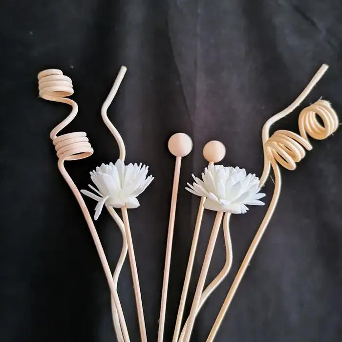 Bâtonnets de recharge DIY en rotin pour diffuseur de parfum, 6/8/9 pièces, pour huiles essentielles, parfum d'ambiance et diffusion d'arômes