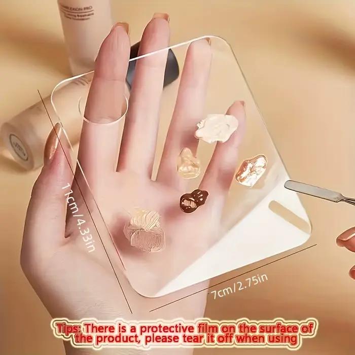 Palette de maquillage professionnelle 1 pièce pour cosmétiques, outil de beauté des ongles, maquillage des yeux et des cils, mélange de pigments