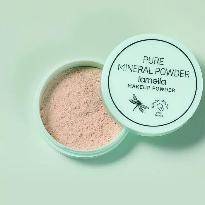 Poudre minérale imperméable pour le visage