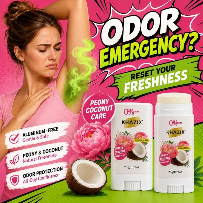 Déodorant en stick pour les aisselles | Formule anti-odeurs double action | Beurre de karité et huil