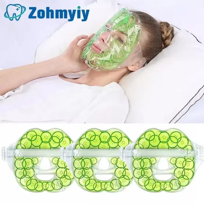 Masque Facial en Gel Froid ZOHMYIY Combinaison PVC Gel Pour Soulagement de la Peau Occasions Spéciales