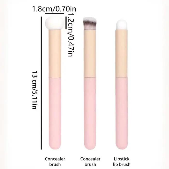 3 pinceaux de maquillage de haute qualité