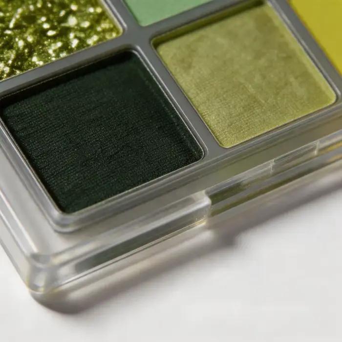 Palette de fards à paupières vert menthe 9 couleurs