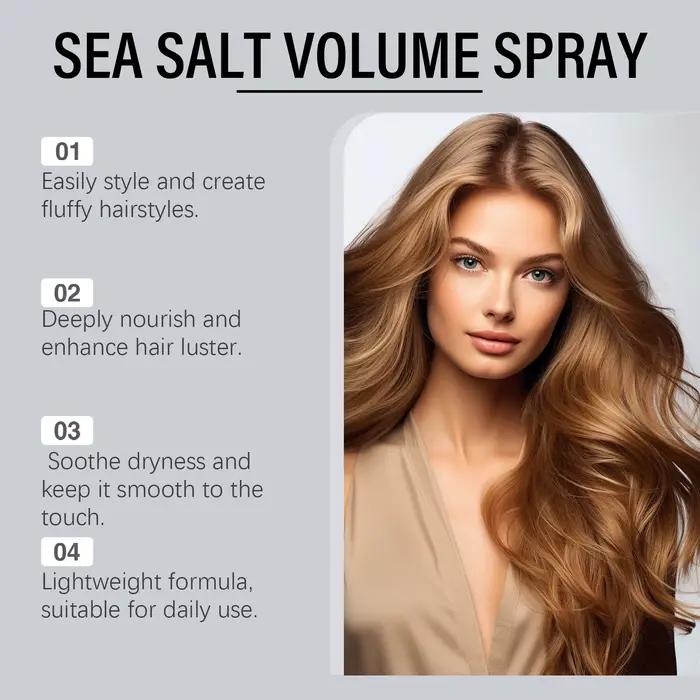 Spray capillaire au sel de mer pour le volume et la texture