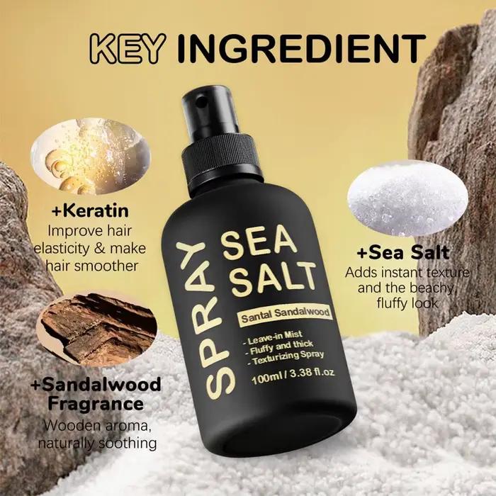 Spray au sel de mer pour hommes