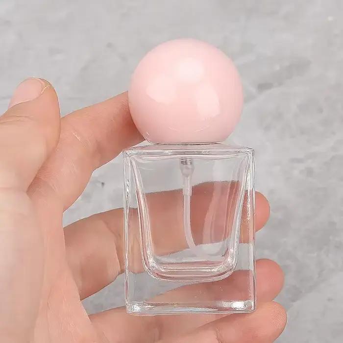 Flcopropriété pulvérisateur de parfum portable avec couvercle rond, d'extraction de voyage, liquide
