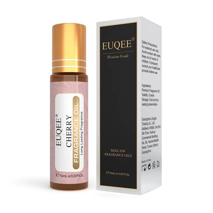 EUQEE 10ml huiles de parfum de fruits de pêche de pastèque de cerise de fraise pour le diffuseur d'aromathérapie