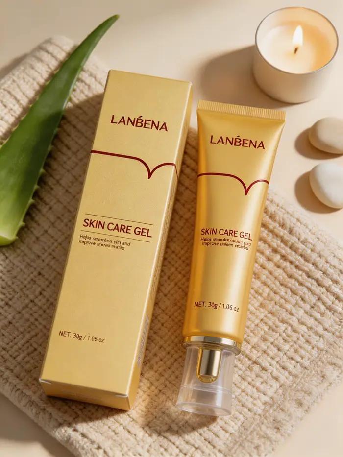 Gel rafraichissant LANBENA pour le corps, hydratation facile, peau douce et revitalisée, soins quotidiens pour une belle peau toute l'année