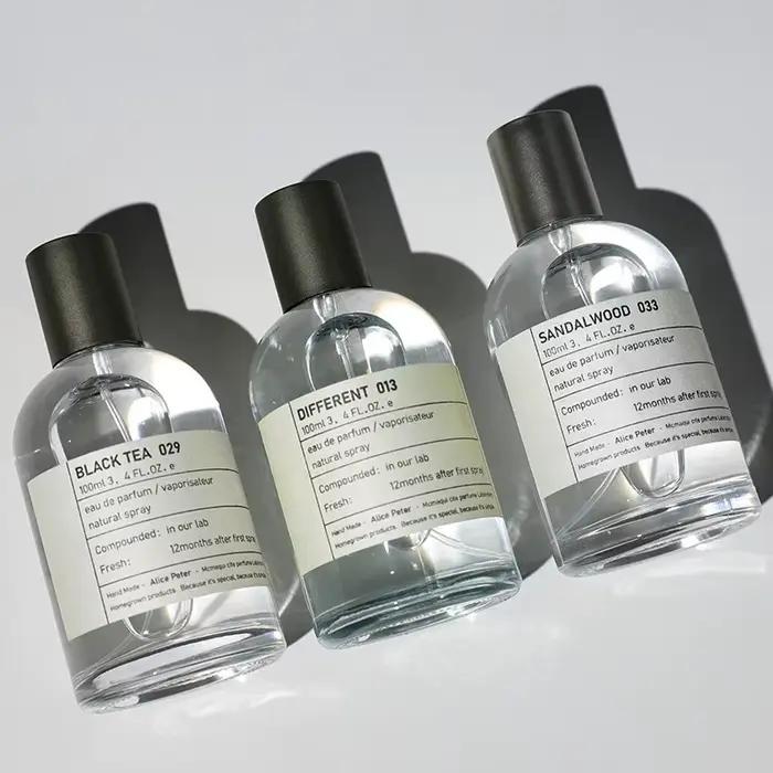 Parfum unisexe 100 ml, bois de santal, fragrance fraîche, eau de toilette, notes fruitées classiques, parfum pour femme et homme, spray corporel à la bergamote