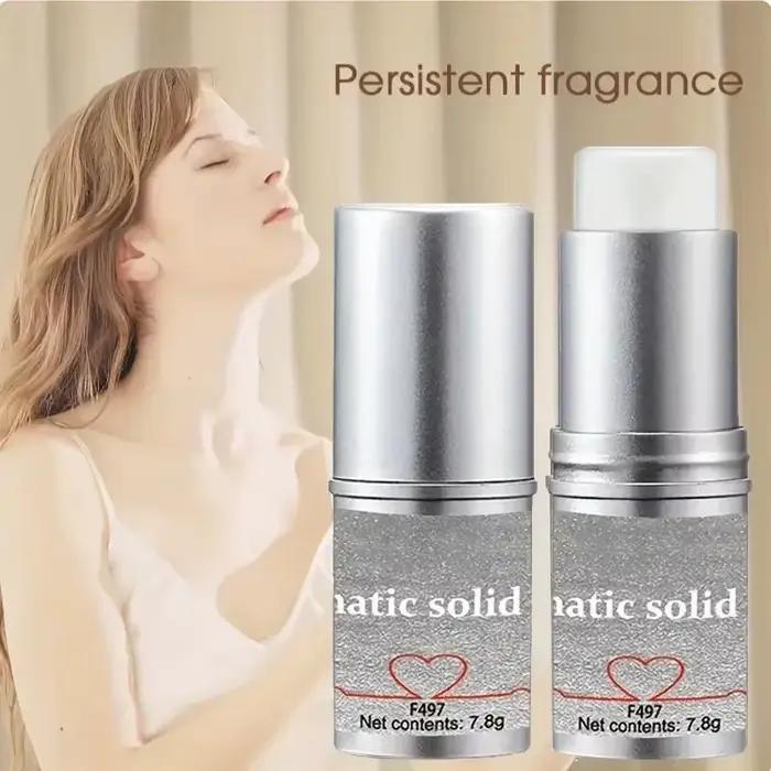 Parfum solide aux phéromones pour femmes et hommes, baume solide rafraîchissant, parfum pour rendez-vous et usage quotidien, cadeau idéal, baume aromatique portable, déodorants