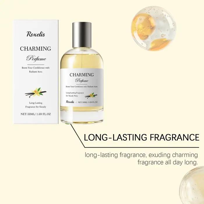Parfum unisexe 50 ml Ambre Vanille, fragrance longue durée, élimine les mauvaises odeurs, rehausse le charme, rafraîchissant, élégant, pour usage quotidien