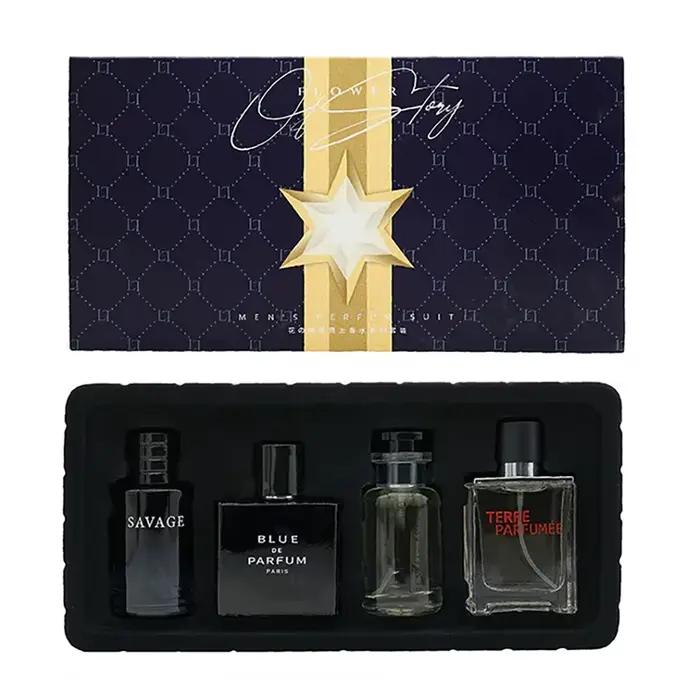 Marque de luxe Parfum hommes Cologne 100ml Parfums Homme coffret cadeau 4 pièces ensemble Parfums Ma