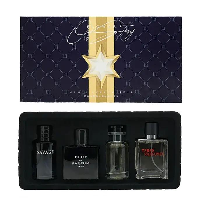 Marque de luxe Parfum hommes Cologne 100ml Parfums Homme coffret cadeau 4 pièces ensemble