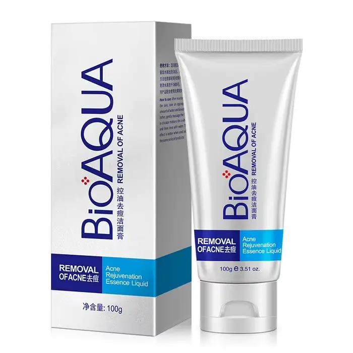 BIOAQUA nettoyant pour le visage Anti-rides mousse de lavage du visage soin nettoyant pour le visage Anti acné points noirs dissolvant hydratant soins de la peau
