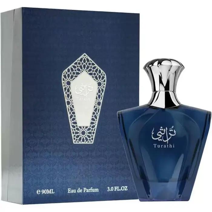 Turathi Blue Eau de Parfum 90ml pour Homme | Parfum boisé ambré longue durée | Cadeau de parfum
