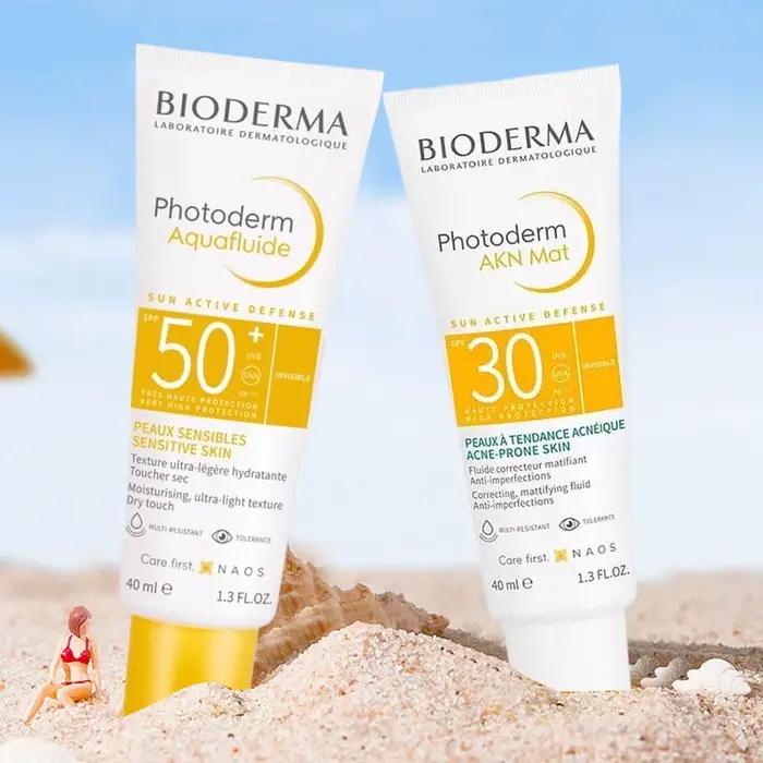 Lotion solaire rafraîchissante et correctrice