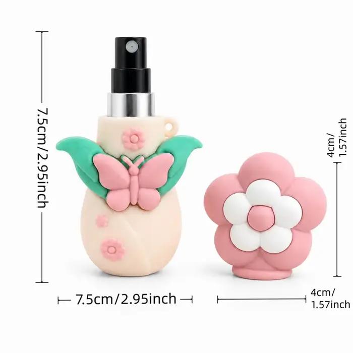 Mini flacon vaporisateur de parfum floral mignon