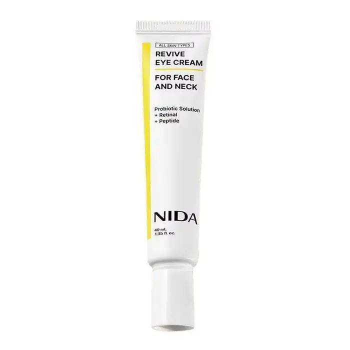 Crème pour les yeux NIDA Skin Care Revive + écran solaire SPF50, crème hydratante ultime anti-âge, r