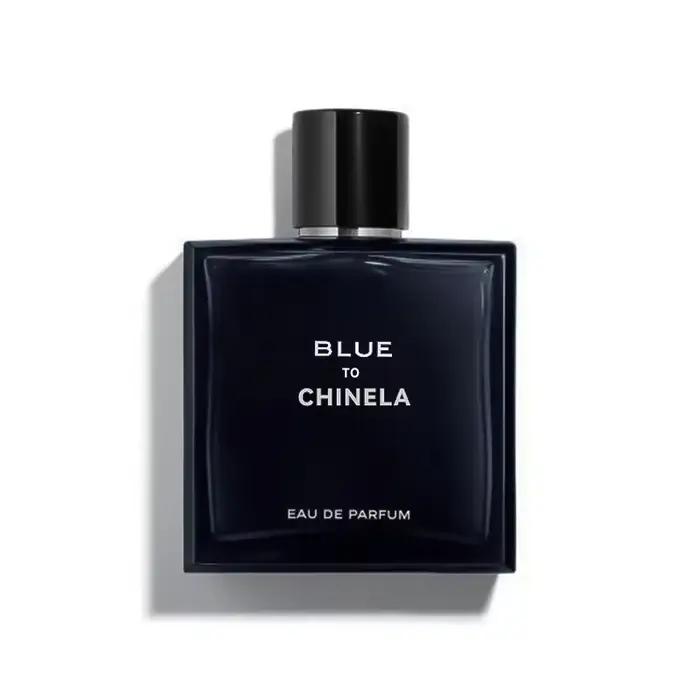 Parfum Phéromone Longue Durée Boisé Frais pour Homme, Cologne Bleue 50ml pour Étudiants, Le Choix du Charme Masculin