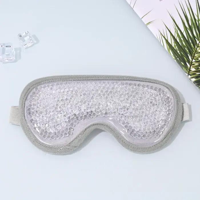 Masques pour les yeux et le visage, masque facial froid, compresse chaude et froide pour les cernes et les poches, masques rafraîchissants pour le visage pour femmes et hommes, outils de soin de la pe