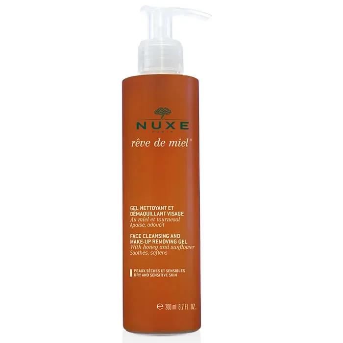 Nuxe Rêve De Miel Gel Nettoyant Et Démaquillant Visage 200ml