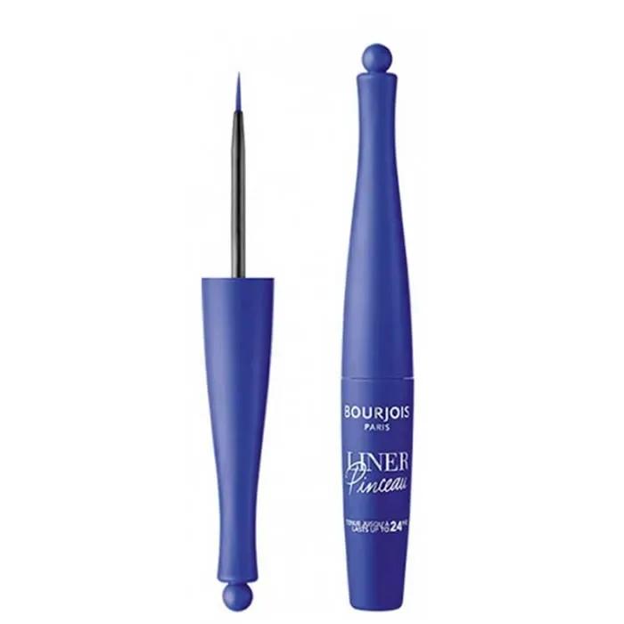 Eyeliner liner pinceau waterproof Bourjois teinte Bleu Pop Art pour femmes audacieuses et expressives occasions spéciales maquillage durable