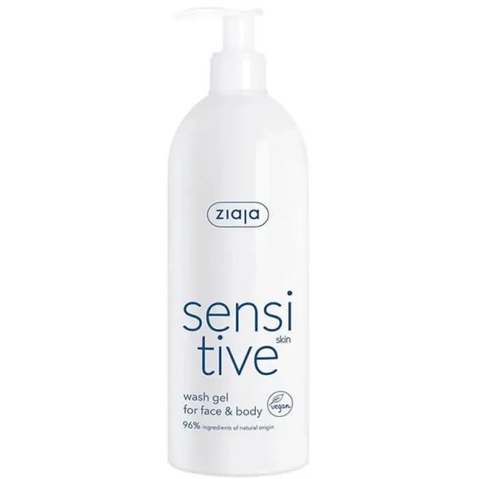 Ziaja Sensitve Gel Limpiador Rostro y Cuerpo Para Pieles Sensible 400ml