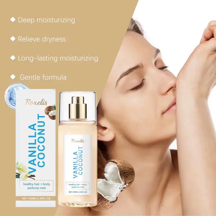 Spray parfumé pour le corps à la vanille et à la noix de coco