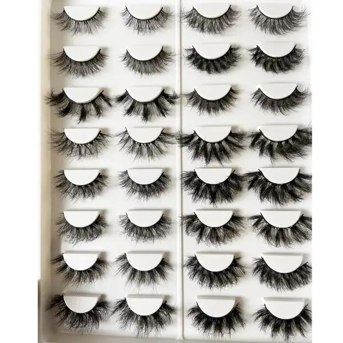 16 Styles mélanger cils de vison 3D cils de vison 100% cils sans cruauté cils naturels réutilisables