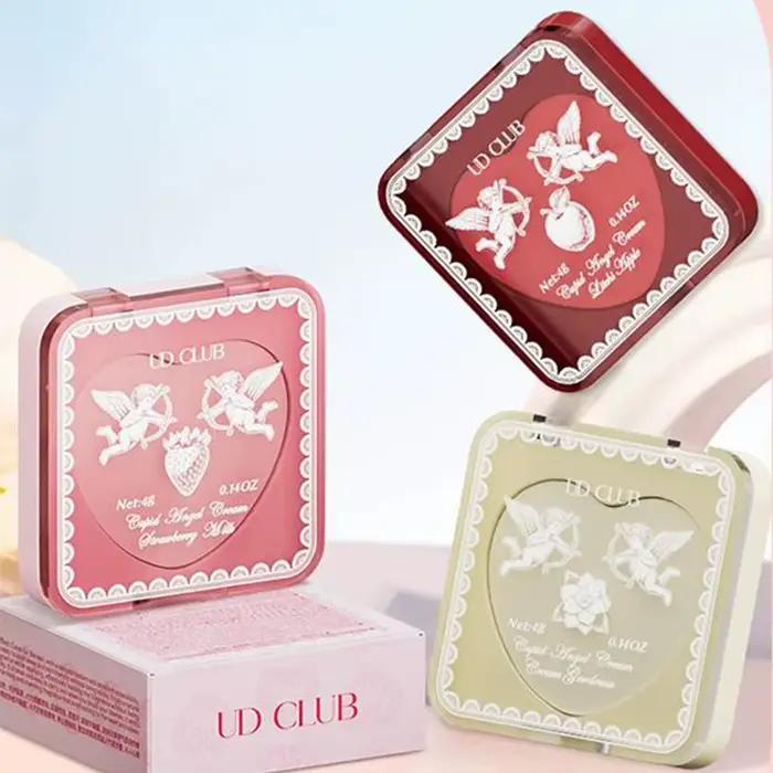 Baume parfumé Coréen Style Cupidon Ange, senteurs Fraise, Lait, Gardénia, Litchi, Pomme, pour Femme, usage quotidien, rendez-vous, voyage, mini baume parfumé