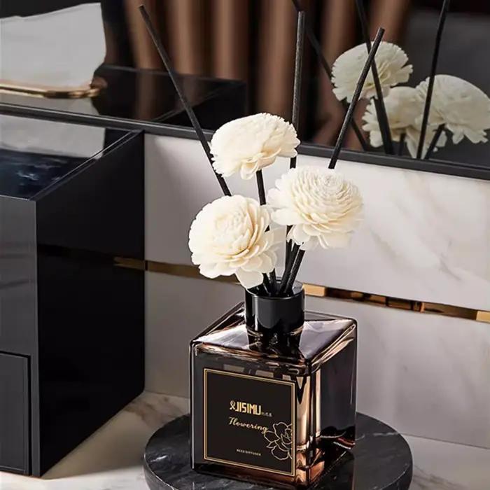 Huile de diffusion aromatique premium 50ml pour maison voiture ambiances parfumées bien-être relaxation violet jasmine lys lavande camphre