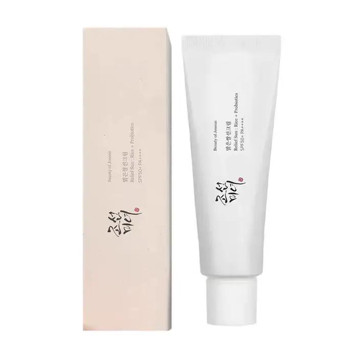 Crème solaire SPF50+ anti-UV pour le visage et le corps, 50 ml, crème solaire beauté à base de probi