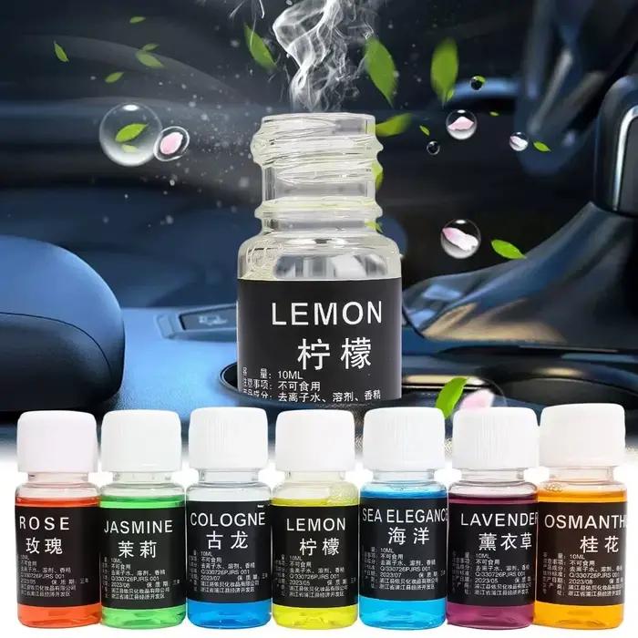 Recharge de parfum de voiture, huile essentielle liquide, désodorisant, réapprovisionnement pour diffuseur d'arôme végétal naturel, humidificateur de parfum