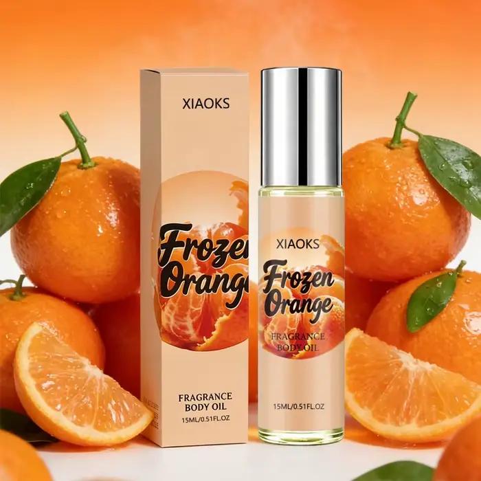 Parfum roll-on pour femme à l'odeur d'orange, parfum élégant aux notes d'agrumes, léger et naturel, unique et rafraîchissant, augmente la probabilité d'attirer l'attention du sexe opposé. Ingrédients