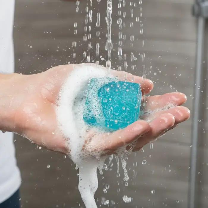 Savon Parfumé Cologne pour le Visage et le Corps, Savon Artisanal aux Huiles Essentielles, Contrôle Longue Durée du Sébum, Savons Parfumés pour Hommes
